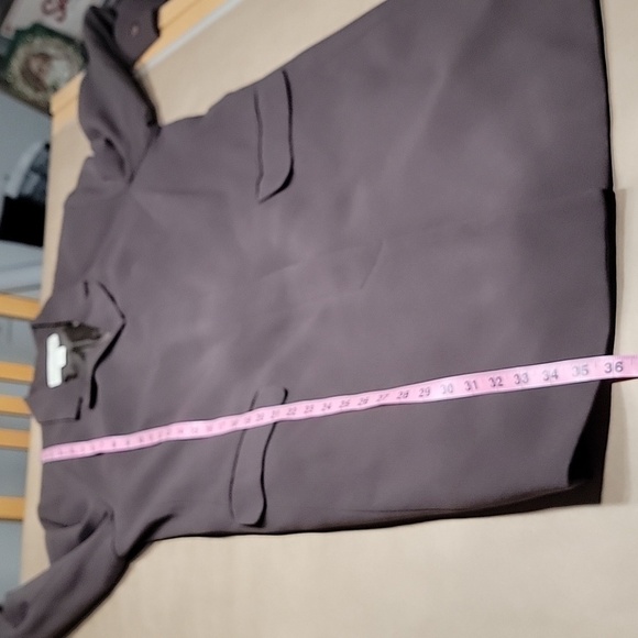 Norton McNaughton Size 14 Vintage Dark Taupe Midi Length Blazer, EUC - Picture 12 of 14